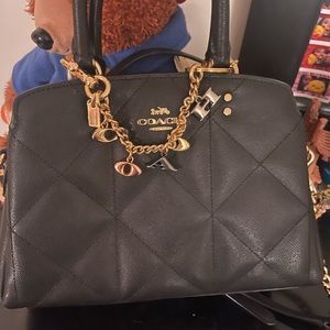 Black coach crossbody purse